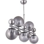 Modi Lighting Krom Metal Toplu 5li Sıralı Sarkıt Avize Mod-Ck-Sl-5k