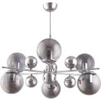 Modi Lighting Krom Metal Toplu 6'li Sıralı Sarkıt Avize Mod-Ck-Sl-6k