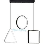 Modi Lighting Mixed Üçlü Siyah LED Avize MD66
