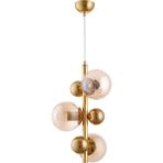 Modi Lighting Sarı Metal Toplu 3'lü Krom Sarkıt Avize Mod-Ck-Sl-3s - Gold