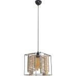Modi Lighting Siyah Jüt Halat Modern Avize MOD-AV-3444-1BSY - Renkli