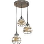 Modi Lighting Siyah Jüt Halat Modern Avize MOD-AV-4423-3BSY - Renkli