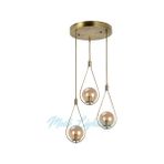 Modi Lighting Üçlü Eskitme Camlı Avize MOD-AV-4481-3E