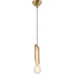 Modi Lighting Yan Kesitli Tekli Ahşap Avize MOD-AV-4468-1ES - Eskitme