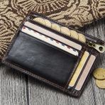 Modica Flerna - Super Slim Rfid Korumalı Deri Unisex Kartlık Cüzdan