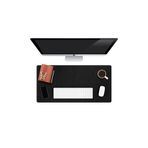 Modica Siyah Hakiki Deri Masa Matı Oyuncu Mouse Pad Oyuncu Laptop Bilgisayar Masa Matı75x35 Cm | Hobart