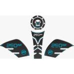 Modifiye Cf Moto Nk 250 Tank Pad Seti Turkuaz