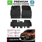 Modifiyecim Citroen Berlingo 3D Pro Havuzlu Paspas 2018 Üzeri A+ Kalite 3DS-SDZ016 - Siyah