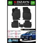 Modifiyecim Citroen C-Elysee 3D Pro Havuzlu Paspas 2012-2017 A+ Kalite 3DS-SDZ059 - Siyah
