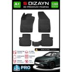 Modifiyecim Fiat Egea Hybrid 3D Pro Havuzlu Paspas 2020 Üzeri A+ Kalite 3DS-SDZ024 - Siyah