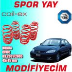 Modifiyecim Honda Civic 2001-2005 Arası 45-45MM Coil-Ex Spor Yay Helezon