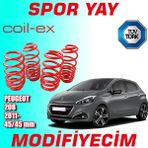 Modifiyecim Peugeot 208 2011 Sonrası 45-45MM Coil-Ex Spor Yay Helezon