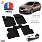 Modifiyecim Renault Symbol 3 4d Havuzlu Paspas A+Kalite 2013-2017 4DS-85393-B - Siyah