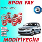 Modifiyecim Skoda Fabia 5j 2009 Sonrası 45-45MM Coil-Ex Spor Yay Helezon