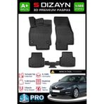 Modifiyecim Skoda Octavia 3D Pro Havuzlu Paspas 2013-2017 A+ Kalite 3DS-SDZ077 - Siyah