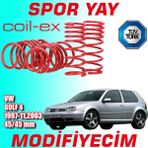 Modifiyecim Vw Golf 4 1997-2003 Arası 45-45MM Coil-Ex Spor Yay Helezon