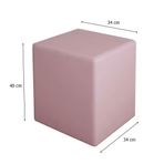 Modilayn ARD707 Doğa Tay Tüyü Ahşap İskeletli Pembe Puf