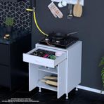 Modilayn Birce L-65 X 87 X 48 Cm Set Üstü Ocak Ve Çekmeceli Çok Amaçlı Mutfak & Banyo Dolabı