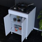 Modilayn ELİT 60 cm Gömme Ocak Uyumlu Tüp Bölmeli Mutfak Dolabı - Tüp Gizleme Ünitesi (60x85x56)cm - Demonte