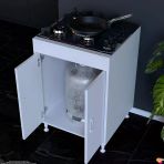 Modilayn Elit 60 Cm Gömme Ocak Uyumlu Tüp Bölmeli Mutfak Dolabı - Tüp Gizleme Ünitesi (60X85x56)Cm