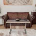 Modilayn Eliusta Tekerlekli Mdf Masa %100 Mdf Orta Sehpa Salon Masa Sehpa