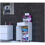 Modilayn Emir 45x88x32.5 CM 3 Raf 4 Bölmeli Çok Amaçlı Dolap