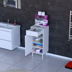 Modilayn Emir 50 X 88 X 32,5 Cm 1 Çekmece 1 Kapak 3 Raf 4 Bölme Çok Amaçlı Banyo & Mutfak Dolabı