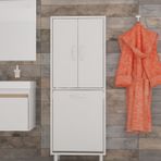Modilayn Esinti Çamaşır Bölmeli Banyo Dolabı