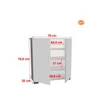 Modilayn EU-112 Ayakkabılık Çok Amaçlı Dolap Antre Ayakkabılık 4 raflı Ayakkabı Dolabı - CORDOBA