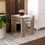 Modilayn Hülya Zigon Sehpa Takımı High Gloss -Cordoba
