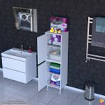 Modilayn İlkim 45X138x32,5 Cm Ekstra Düzen İçin Kullanışlı 4 Kapak 4 Bölmeli Banyo Mutfak Dolabı