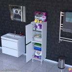 Modilayn İlkim 50X138x32,5 Cm Ekstra Düzen İçin Kullanışlı 4 Kapak 4 Bölmeli Banyo Mutfak Dolabı