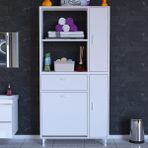 Modilayn Kirli Çamaşır Dolabı Sepetli Banyo Dolabı Mutfak Dolabı Çok Amaçlı Dolap