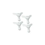 Modilayn LK0128 4 Adet Plastik Lükens Mobilya Ayağı, 3 mm Lüks Sağlam