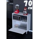 Modilayn Loya 32,5 cm Derinlik, 1 Küçük Kapaklı Çok Amaçlı Mutfak Dolabı (Farklı Ölçü Seçenekleri Ile) - 70 x 87,4 x 32,5 - Beyaz
