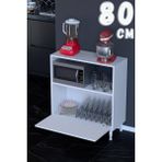 Modilayn Loya 32,5 cm Derinlik, 1 Küçük Kapaklı Çok Amaçlı Mutfak Dolabı (Farklı Ölçü Seçenekleri Ile) - 80 x 87,4 x 32,5 - Beyaz