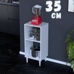 modilayn Loya 32,5 Cm.derinlik, Boş Gözlü Çok Amaçlı Mutfak Dolabı (Farklı Ölçü Seçenekleri Ile) - Beyaz - 35 cm