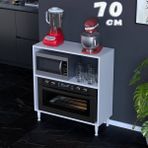 modilayn Loya 32,5 Cm.derinlik, Boş Gözlü Çok Amaçlı Mutfak Dolabı (Farklı Ölçü Seçenekleri Ile) - Beyaz - 70 cm