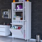 Modilayn Mis Urla Yenice 90 x 183.5 x 32 cm Çok Amaçlı Banyo Dolabı