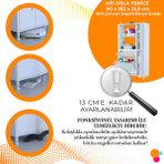 Modilayn Mis Urla Yenice 90 x 183.5 x 32 cm Çok Amaçlı Banyo Dolabı