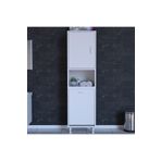 Modilayn Nur Söke Şile 50 X 160 X 32,5 Cm Çamaşır Hazneli Çok Amaçlı Banyo Dolabı