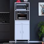 Modilayn Oslo 60X162,4X56 Cm 1 Çekmece, 2 Kapaklı. Mutfağınıza Yer Açan Fırın / Mikrodalga Dolabı.