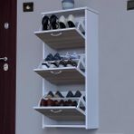 modilayn Premium 3 Kapaklı Ayakkabılık - Beyaz - Cordoba