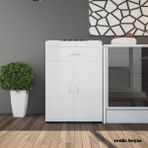 Modilayn Set Altı Dolap Mutfak Dolabı Çekmeceli Dolap 2 Kapaklı Cok Amaclı Dolap - MDF & Suntalam