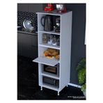 Modilayn Silva Loya 1 Kapaklı 59,6 x 194,6 x 56 cm Mini Fırın Mikrodalga Dolabı Çok Amaçlı Mutfak Dolabı