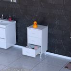 Modilayn Söke 3'lü Çekmeceli Banyo Dolabı 40 X 75 X 32,5 Cm Lik Çok Yönlü Kullanım Çekmeceler Sayesinde Banyonuz Daha Düzenli. Beyaz