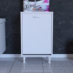 Modilayn Söke 50 X75X 32,5cm Kapaklı Banyo Dolabı Mutfak Dolabı Kirli Çamaşır Sepetli Banyo Dolabı