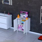 Modilayn Söke Küçük Alanlar İçin Akıllı Çözümler! 60X75x32,5 Cm’ Lik 2 Kapaklı 2 Göz Raf Dolap