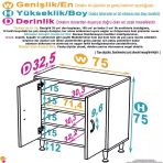 Modilayn Söke Küçük Alanlar İçin Akıllı Çözümler! 75X75x32,5 Cm’ Lik 2 Kapaklı 4 Göz Raf Dolap