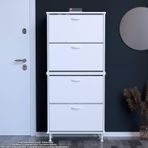 Modilayn Umay' 2 Li Antre Hol 72 X 160 X 25, 5 Cm’ Lik 4 Düşer Kapak 8 Göz Bölmeli Ayakkabılık